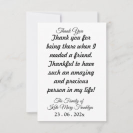 Skaymarts | Special Dankeschön Script Card Dankeskarte