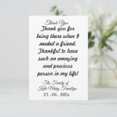 Skaymarts | Special Dankeschön Script Card Dankeskarte (Stehend Vorderseite)