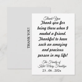 Skaymarts | Special Dankeschön Script Card Dankeskarte