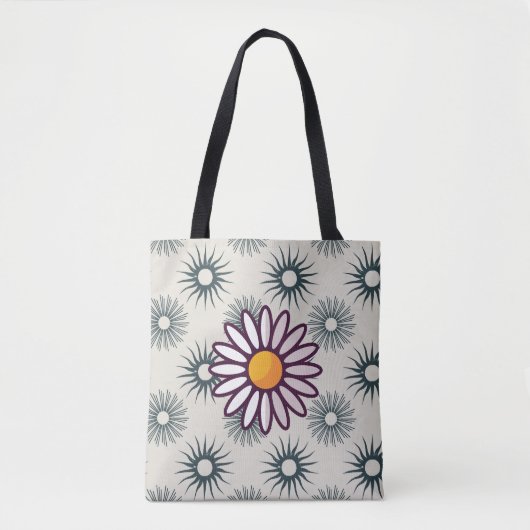 SKAYMARTS | Sunflower Boho Design Shopping Bag Tasche (Vorderseite)