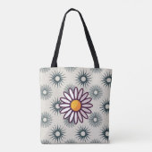 SKAYMARTS | Sunflower Boho Design Shopping Bag Tasche (Rückseite)