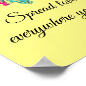 Skaymarts | Verbreiten Sie die Liebe überall auf P Poster (Ecke)