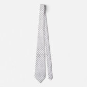 Skaymarts White Liebe Design Neck Tie Krawatte (Vorderseite)