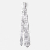 Skaymarts White Liebe Design Neck Tie Krawatte (Rückseite)