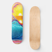 SKB_008 Ocean Art Skateboard Deck (Vorderseite)