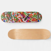 SKB_013 Spritzer Paint Art Skateboard Deck (Horizontal)