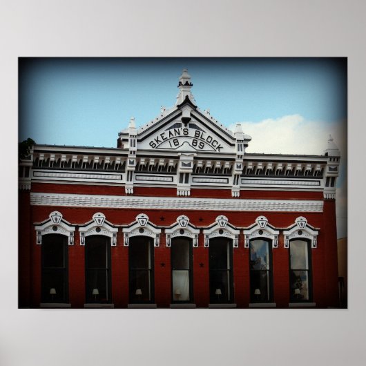 Skean's Block 1889 Albia, Iowa Poster (Vorne)
