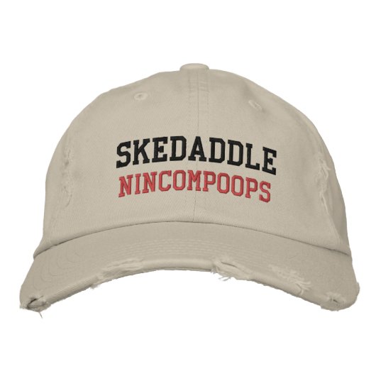 SKEDADDDLE NINMISCHUSCHHUT BESTICKTE BASEBALLKAPPE (Vorderseite)