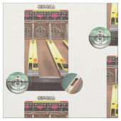 Skee-Ball-Gewebe Stoff (Nahaufnahme)