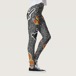 Skeerie Halloweenie Flugleitanlage Leggings XL