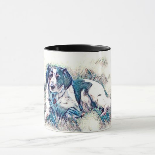 Skeeter die Hundkaffee-Tasse Tasse (Zentrum)