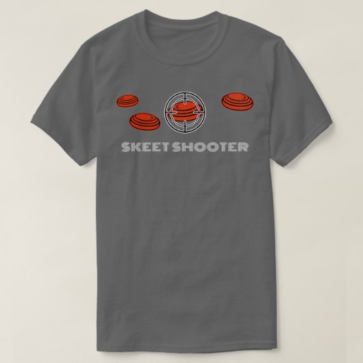 Skeetshooter Clay Pigeon Trap Shooting Design T-Shirt (Design vorne)