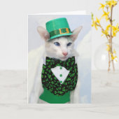 Skeezix McCat St Patrick Tageskarte Karte (Gelbe Blume)