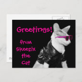 Skeezix the Cat Postcard Postkarte (Vorne/Hinten)
