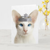 Skeezix tragende Tiara Karte (Gelbe Blume)