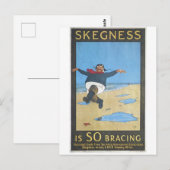 Skegness England Seaside Vintage Travel Postcard Postkarte (Vorne/Hinten)