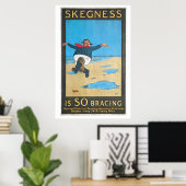Skegness, England Vintage Travel Poster (Heimbüro)