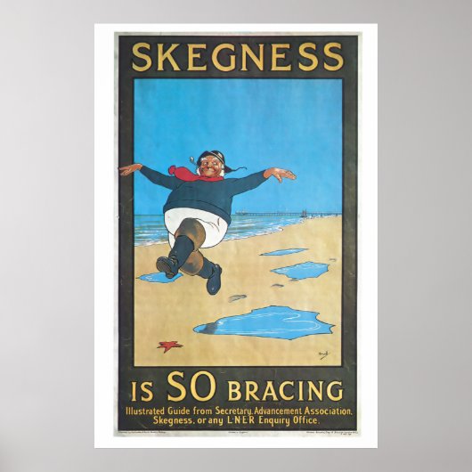 Skegness, England Vintage Travel Poster (Vorne)