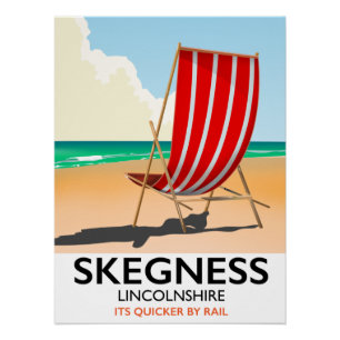 Skegness Lincolnshire Strandplakat Poster