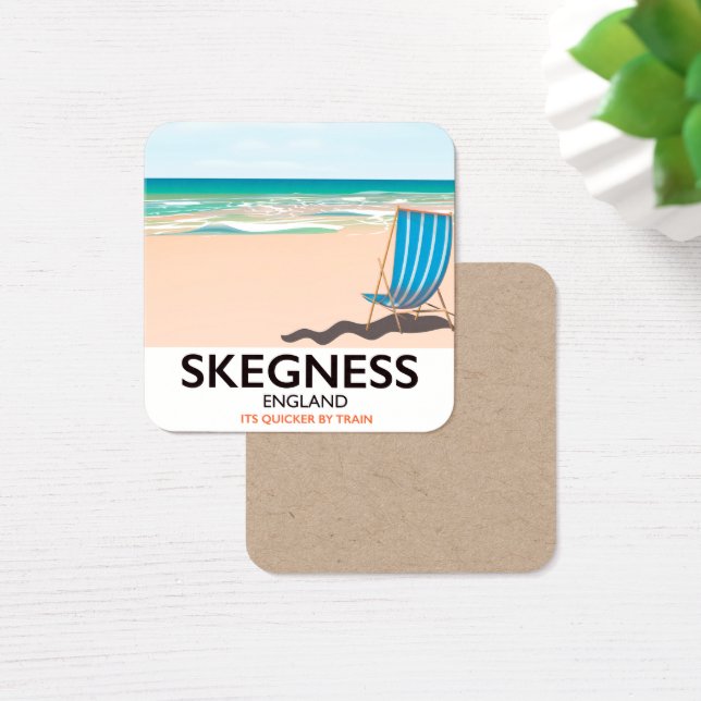 Skegness Vintage Zugfahrplakat. (Schreibtisch)