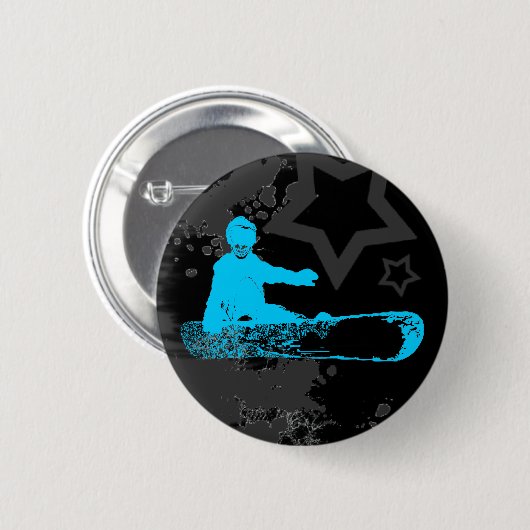 Skeleboarder. Button (Vorne & Hinten)