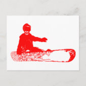 Skeleboarder. Postkarte (Vorderseite)