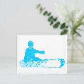 Skeleboarder. Postkarte (Stehend Vorderseite)