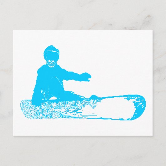 Skeleboarder. Postkarte (Vorderseite)