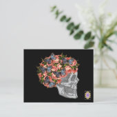 Skelegirl Postkarte (Stehend Vorderseite)