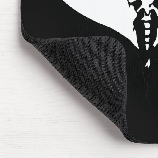 Skeleheart - weiß mousepad (Ecke)