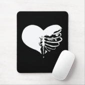 Skeleheart - weiß mousepad (Mit Mouse)