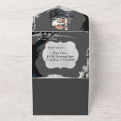 Skeletal Couple Wedding All In One Einladung (Außenbereich)