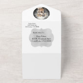 Skeletal Couple Wedding All In One Einladung (Außenbereich)