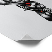 Skeletal Hand Poster (Ecke)