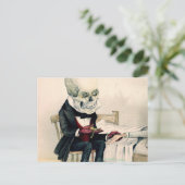 Skeletal Last Rites Postkarte (Stehend Vorderseite)