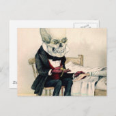 Skeletal Last Rites Postkarte (Vorne/Hinten)