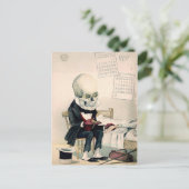 Skeletal Last Rites Postkarte (Stehend Vorderseite)