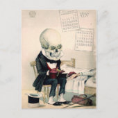Skeletal Last Rites Postkarte (Vorderseite)