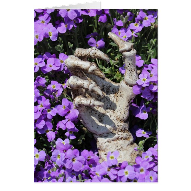 Skelethand - Gothic / Karte (Vorne)