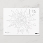 Skelethand - Gothic / Postkarte (Rückseite)