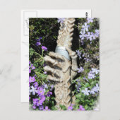 Skelethand - Gothic / Postkarte (Vorne/Hinten)