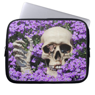 Skelethand Schädel - Gothic / Laptop Schutzhüllen Laptopschutzhülle
