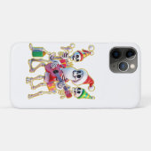 **Skeleton 3D Christm Santa Party – Funnyas Skelet Case-Mate iPhone Hülle (Rückseite (Horizontal))