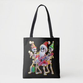 **Skeleton 3D Christm Santa Party – Funnyas Skelet Tasche