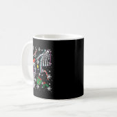 Skeleton 67 Meme Funny Christmas 6 7 Boys Youth Te Kaffeetasse (Vorderseite Links)