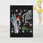 Skeleton 67 Meme Funny Christmas 6 7 Boys Youth Te Karte (Gelbe Blume)
