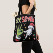 Skeleton 6 7 Christmas Six Seven Meme Xmas Tasche (Von Nahem)