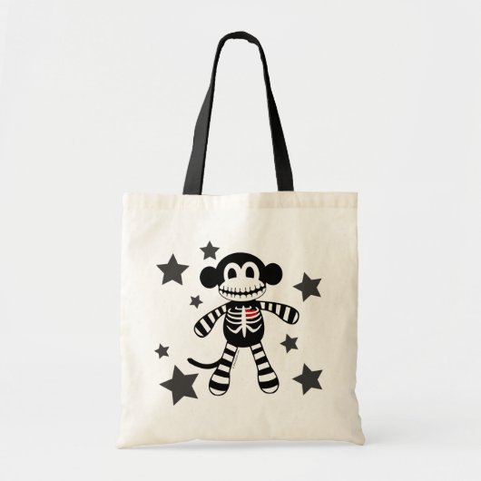 Skeleton Affe-Tasche Tragetasche (Vorne)