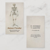 skeleton Anatomie-Visitenkarte Visitenkarte (Vorne/Hinten)