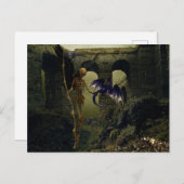 Skeleton Angel Dragon Fantasy Grim Sensenmann Postkarte (Vorne/Hinten)
